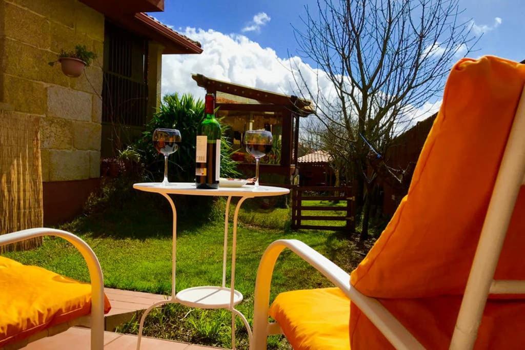 Tranquila Casita De Invitados En Vigo Con Chimenea Экстерьер фото