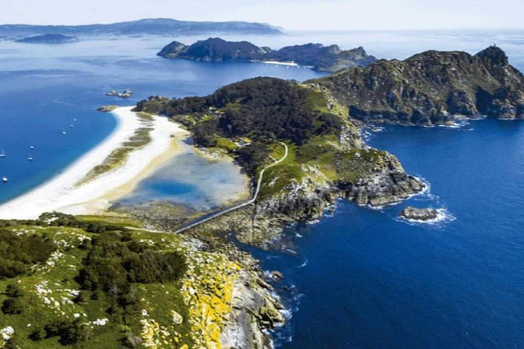 Tranquila Casita De Invitados En Vigo Con Chimenea Экстерьер фото