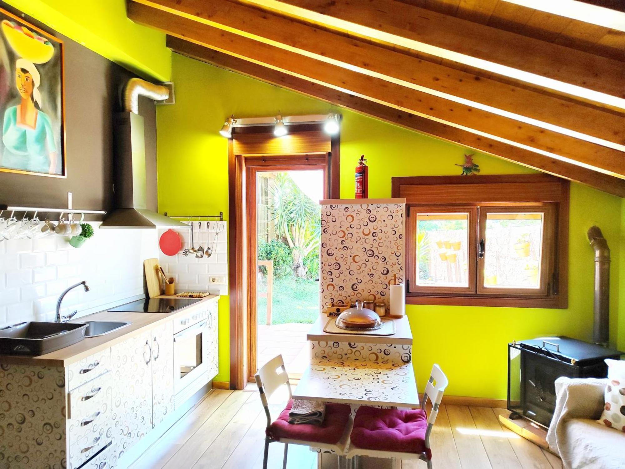 Tranquila Casita De Invitados En Vigo Con Chimenea Экстерьер фото