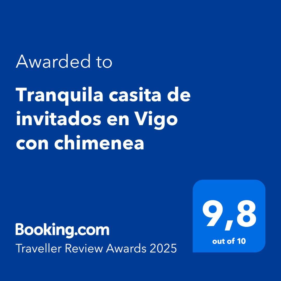 Tranquila Casita De Invitados En Vigo Con Chimenea Экстерьер фото